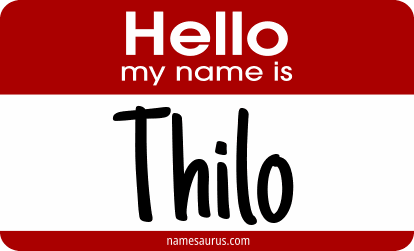 Hello my name is Thilo png download