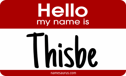 Hello my name is Thisbe png download