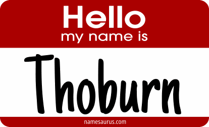 Hello my name is Thoburn png download