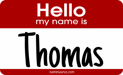 Hello my name is Thomas png download