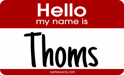 Hello my name is Thoms png download