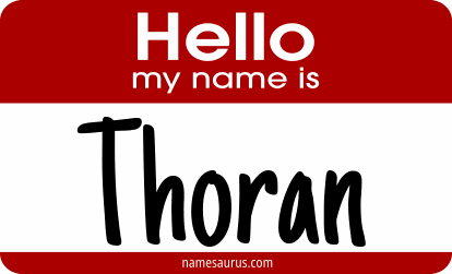 Hello my name is Thoran png download