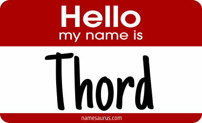 Hello my name is Thord png download