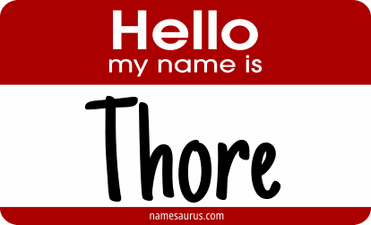 Hello my name is Thore png download