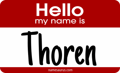 Hello my name is Thoren png download