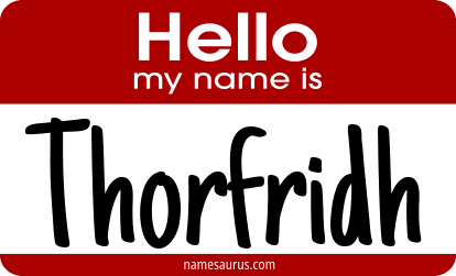 Hello my name is Thorfridh png download