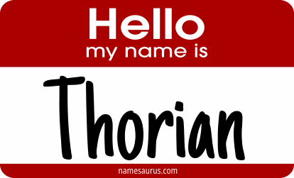 Hello my name is Thorian png download