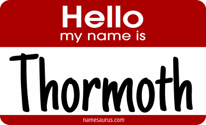 Hello my name is Thormoth png download