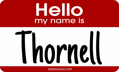 Hello my name is Thornell png download