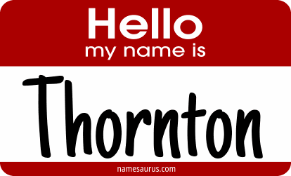 Hello my name is Thornton png download