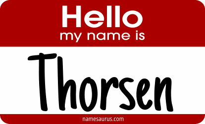 Hello my name is Thorsen png download