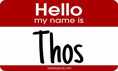 Hello my name is Thos png download