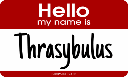 Hello my name is Thrasybulus png download