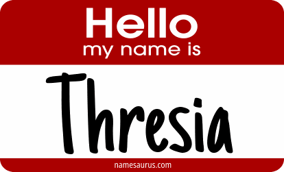 Hello my name is Thresia png download