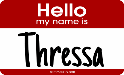 Hello my name is Thressa png download