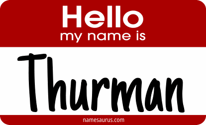 Hello my name is Thurman png download