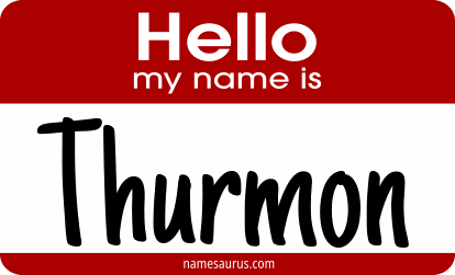 Hello my name is Thurmon png download