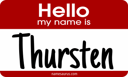 Hello my name is Thursten png download