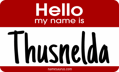 Hello my name is Thusnelda png download