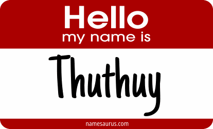 Hello my name is Thuthuy png download