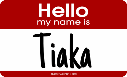 Hello my name is Tiaka png download