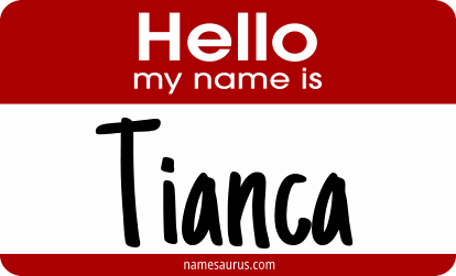 Hello my name is Tianca png download