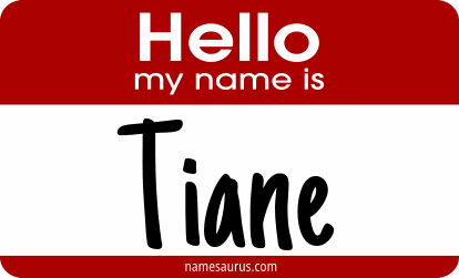 Hello my name is Tiane png download