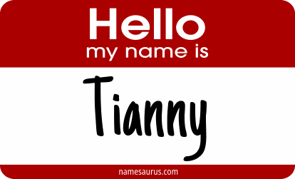 Hello my name is Tianny png download