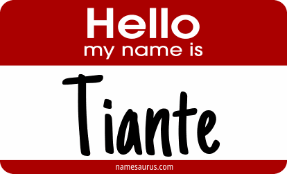 Hello my name is Tiante png download