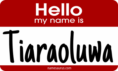 Hello my name is Tiaraoluwa png download