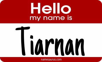 Hello my name is Tiarnan png download