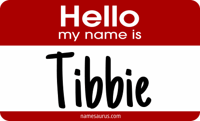 Hello my name is Tibbie png download