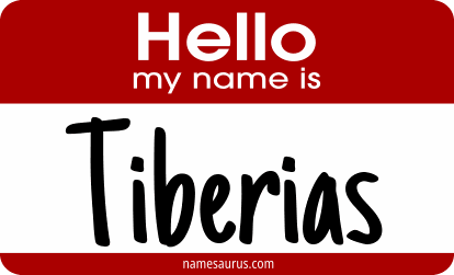 Hello my name is Tiberias png download