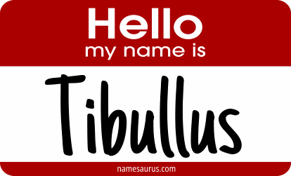 Hello my name is Tibullus png download