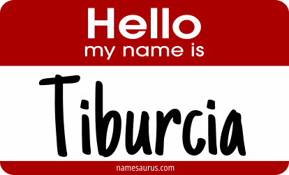 Hello my name is Tiburcia png download