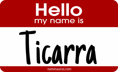 Hello my name is Ticarra png download