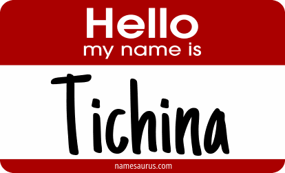 Hello my name is Tichina png download