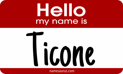 Hello my name is Ticone png download