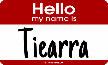 Hello my name is Tiearra png download