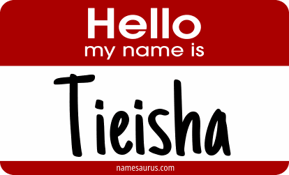 Hello my name is Tieisha png download