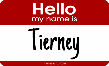 Hello my name is Tierney png download