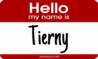 Hello my name is Tierny png download