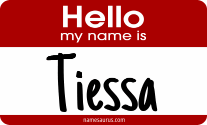 Hello my name is Tiessa png download
