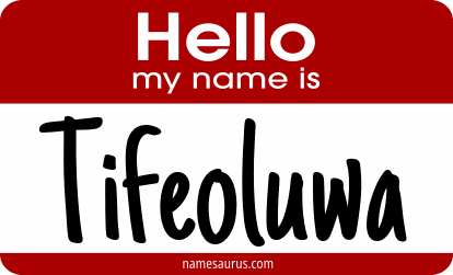 Hello my name is Tifeoluwa png download