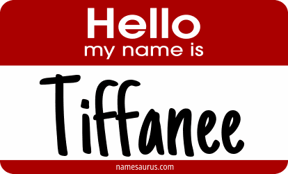 Hello my name is Tiffanee png download