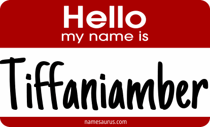 Hello my name is Tiffaniamber png download