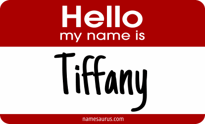 Hello my name is Tiffany png download