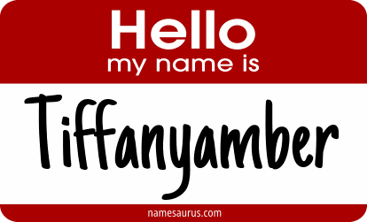 Hello my name is Tiffanyamber png download