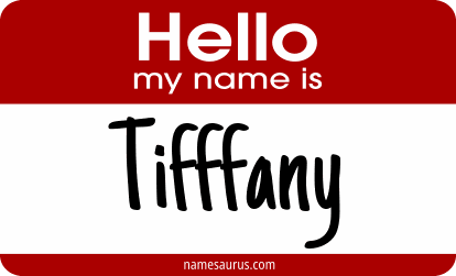 Hello my name is Tifffany png download