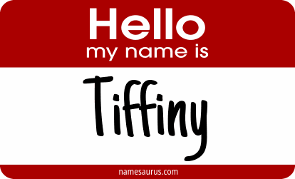 Hello my name is Tiffiny png download